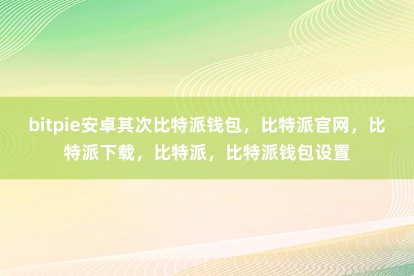 bitpie安卓其次比特派钱包，比特派官网，比特派下载，比特派，比特派钱包设置