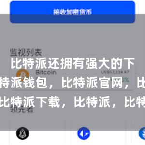 比特派还拥有强大的下载功能比特派钱包，比特派官网，比特派下载，比特派，比特派钱包设置